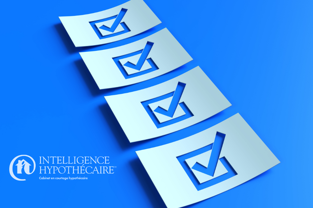 liste de controle pour le refinancement avec intelligence hypothecaire