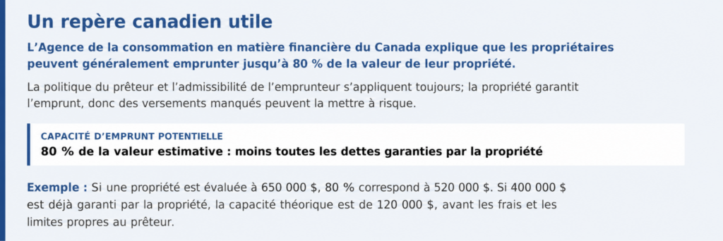 un repere canadian utile